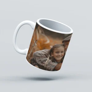 CANECA BRANCA PERSONALIZÁVEL (350ML)