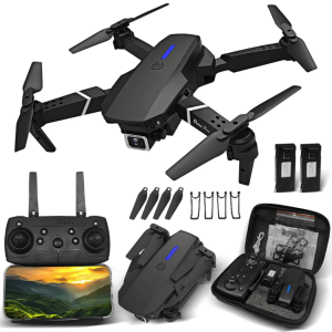 Drone E88 com Câmera 4K HD Fornecedor Atacado Caixa Fechada