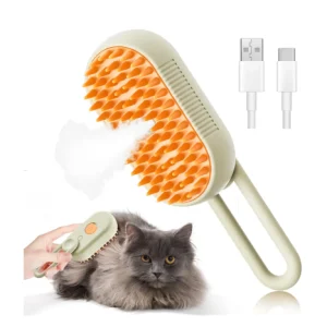 Escova Pet Pente Para Animais Com Vapor Tira Pelos Fornecedor Atacado Caixa Fechada