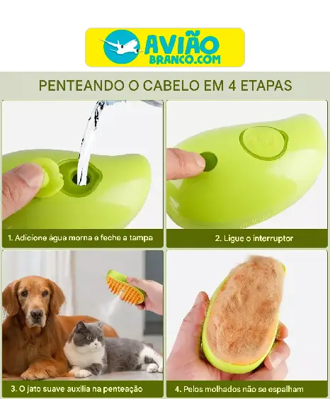 Escova a vapor para gatos e cães Fornecedor Atacado Caixa Fechada - Image 5