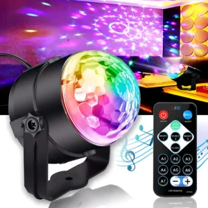 Mini Globo Jogo De Luz Bola Giratorio Festa Fornecedor Atacado Caixa Fechada