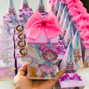 Kit 25 Caixinhas sobreposta personalizada Com o Tema da Sua Festa