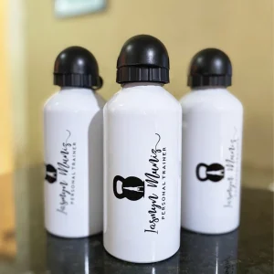 Squeeze Bolinha Personalizada Alumínio Com Seu Tema ou Logo 600 ml.