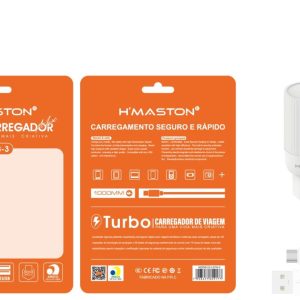 Carregador H’maston LR18-3 Saquinho 15w Tipo C