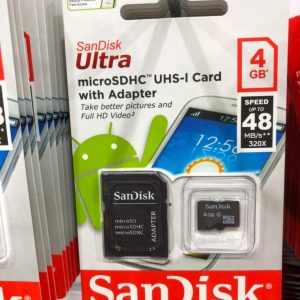 Cartao De Memoria SD Sandisk Paralelo 4gb