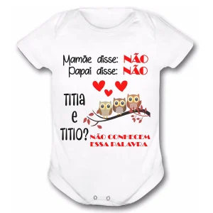 Body Personalizado Titia e Titio