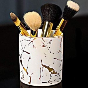 Frasco de cerâmica para maquilhagem
