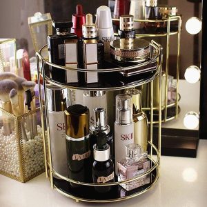 Organizador de cosméticos com rotação de 360