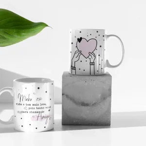 Caneca Personalizada Amiga ( Vida bem mais Leve)