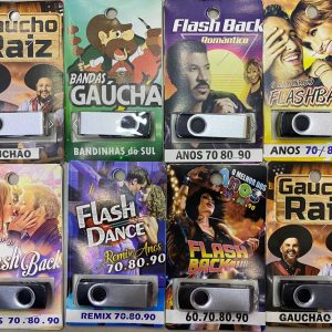 Pen Drive Gravado Com As Melhores 500 musicas ,Flash Back E Gaucho